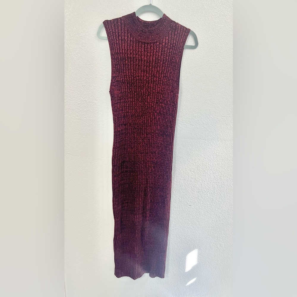 House of Harlow 1960 Knit Ribbed Sweater Bodycon Long Dress Size XL